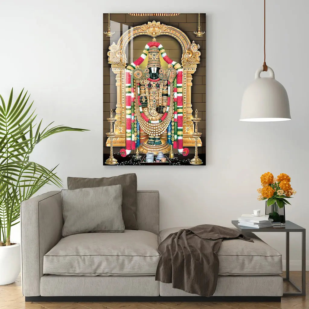 Lord Tirupati Acrylic Wall Art DECORMANTRA