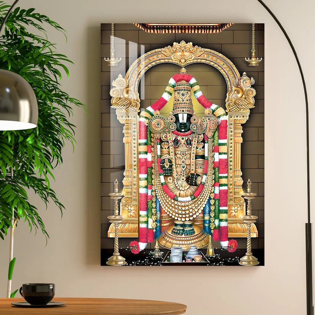 Lord Tirupati Acrylic Wall Art DECORMANTRA