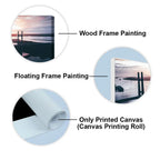 Canvas Wall Painting of Beautiful Bridge in Sunset Decor Mantra