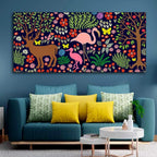 Night in the Forest Premium Wall Painting - Decor Mantra 