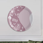 Modern Warli Floral Wall Plate - Harshita Craft