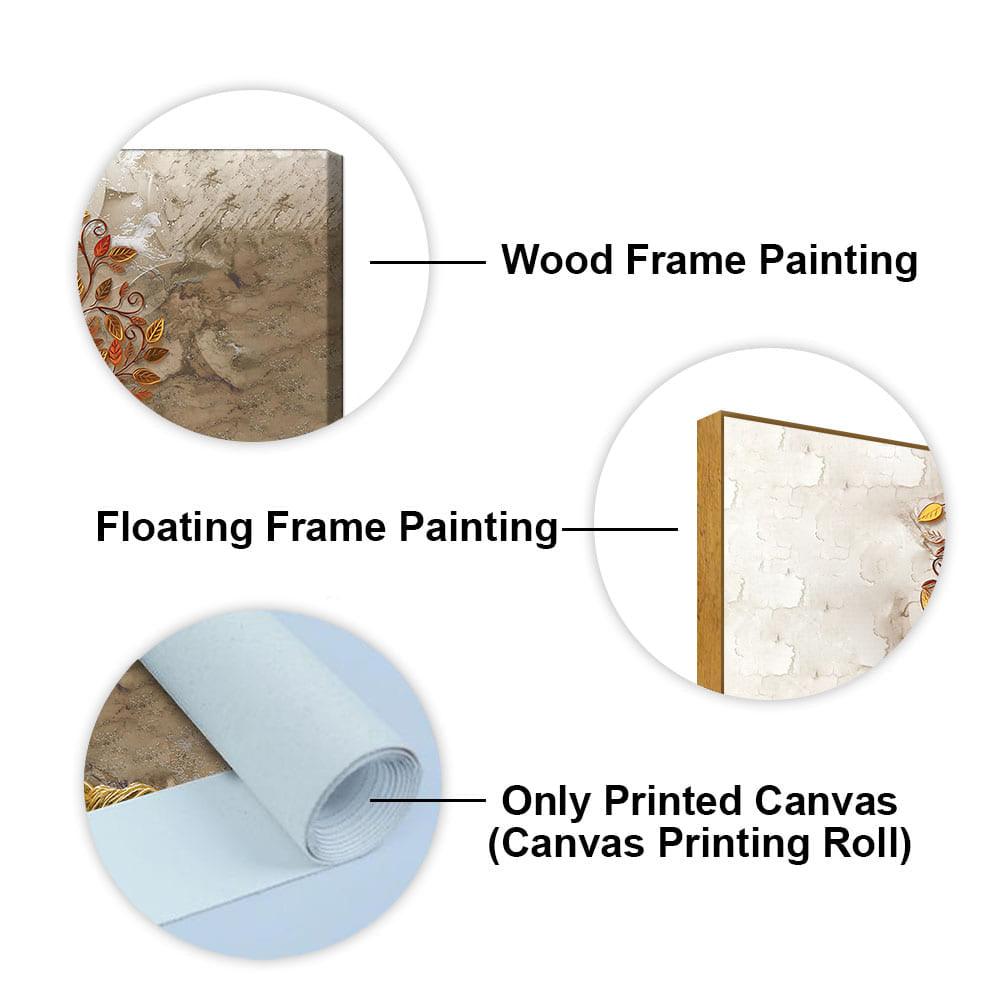 Beautiful Red and Yellow Leaf Tree Canvas Wall Painting - Decor Mantra 