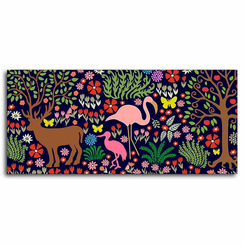 Night in the Forest Premium Wall Painting - Decor Mantra 