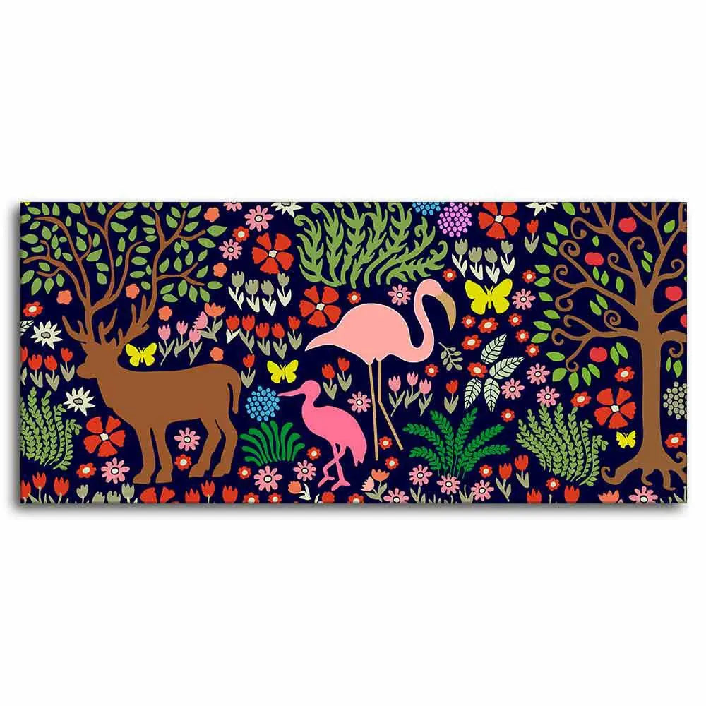 Night in the Forest Premium Wall Painting - Decor Mantra 
