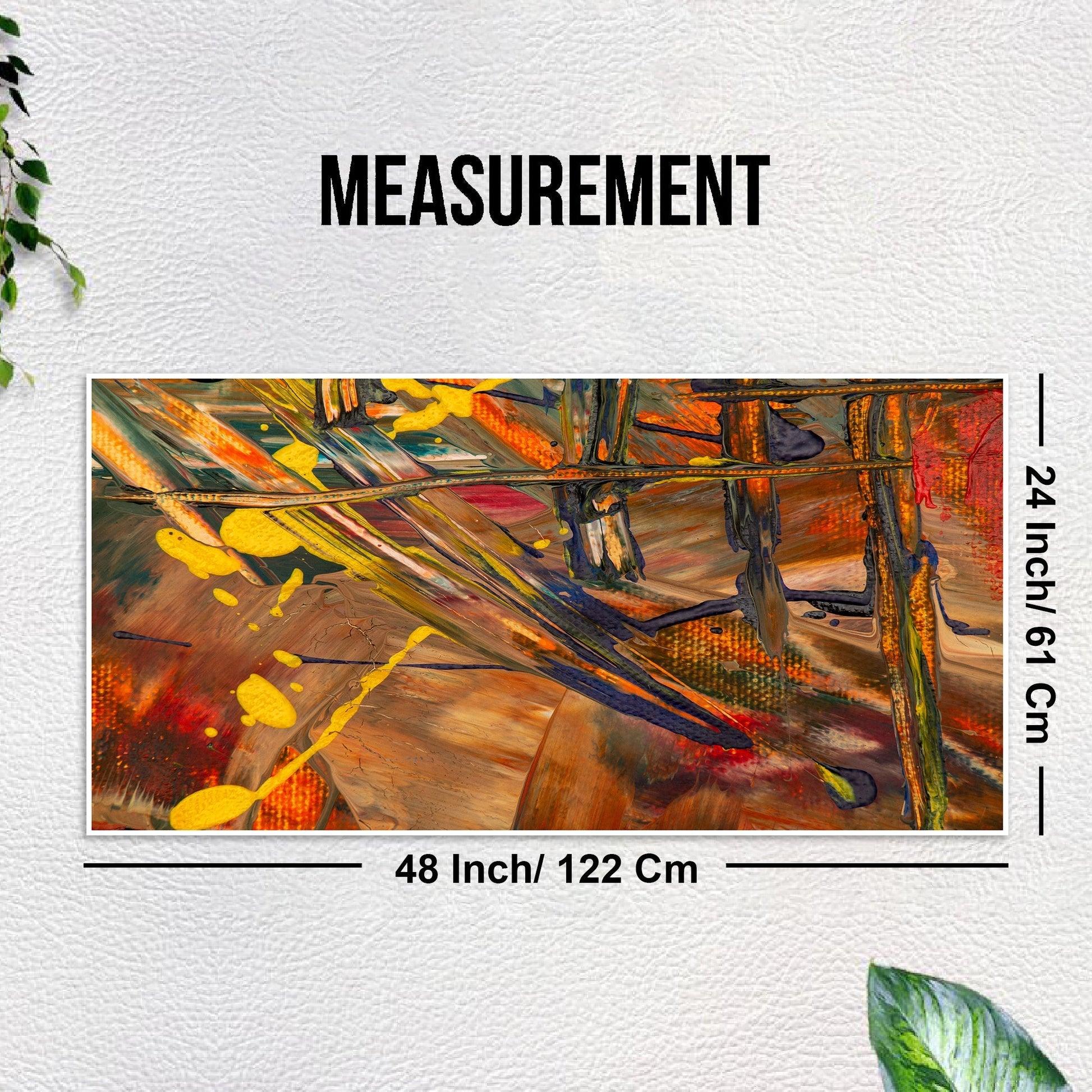 Dark Abstract Texture Floating Frame Wall Painting - Decor Mantra 