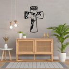 Jesus on Cross Symbol Metal Wall Art - Decor Mantra 