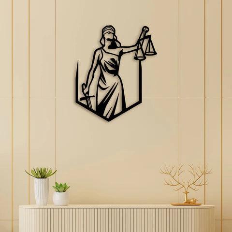 Justice Metal Wall Art - Decor Mantra 