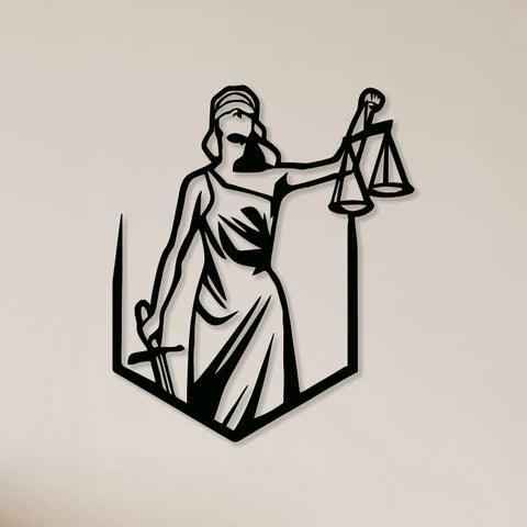Justice Metal Wall Art - Decor Mantra 