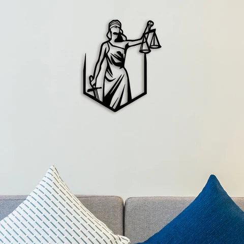 Justice Metal Wall Art - Decor Mantra 