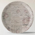 English Floral Wall Plate Set of 4 - Harshita Craft