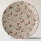 English Floral Wall Plate Set of 4 - Harshita Craft