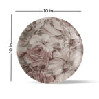 English Floral Wall Plate Set of 4 - Harshita Craft
