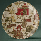 Rajasthani Rich Heritage Print Wall Plate - Harshita Craft