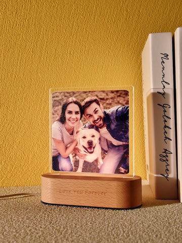 Custom 3D LED Photo Lamp, Personalized Picture Light,Photo Led Lamp,Custom Photo Night Light,Wedding Gift,Light Gift for Friend,Gift for Her