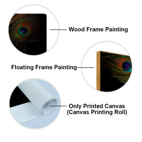 Peaceful Smiling Buddha Statue Canvas Wall Painting - Decor Mantra 