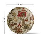 Rajasthani Rich Heritage Print Wall Plate - Harshita Craft