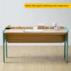 Cubby Dual Seater Study Desk - Decor Mantra 