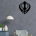 Khanda (Sikh Symbol) Metal Wall Art - Decor Mantra 