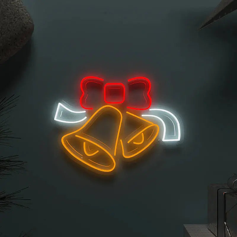 Christmas Ringing Bells LED Neon Light DECORMANTRA