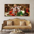 Classic Lord Radha Krishna Premium Wall Painting - Harshita Craft