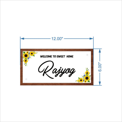 Acrylic Nameplate with Personalized Designs for Doors & Desks