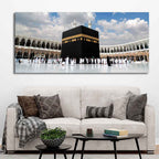 Islamic Canvas Wall Painting of Makkah al-Mukarramah - Harshita Craft