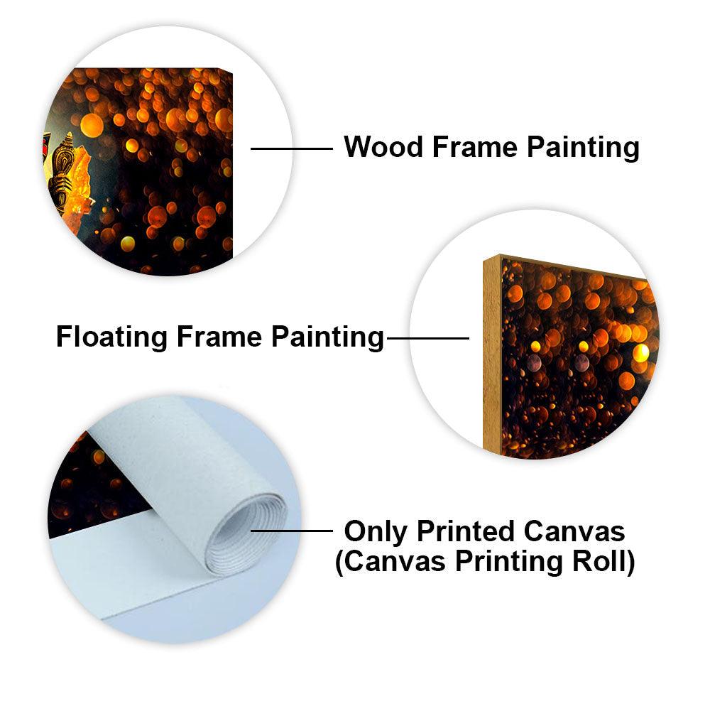 Lord Ganpati Ganesha Premium Canvas Wall Painting - Decor Mantra 