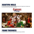 Classic Lord Radha Krishna Premium Wall Painting - Harshita Craft