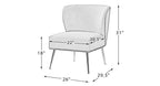 Minimalist Design Green Velvet Lounge Chairs Set Of 2 DECORMANTRA
