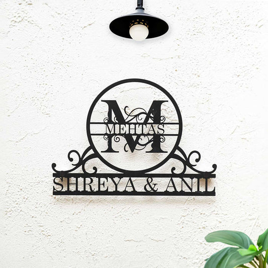 Personalized Bird Themed Weatherproof Name Plate with House Number