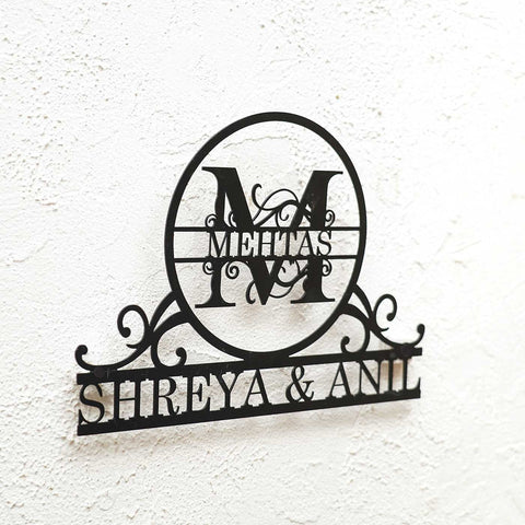 Personalized Bird Themed Weatherproof Name Plate with House Number