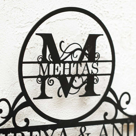 Personalized Bird Themed Weatherproof Name Plate with House Number