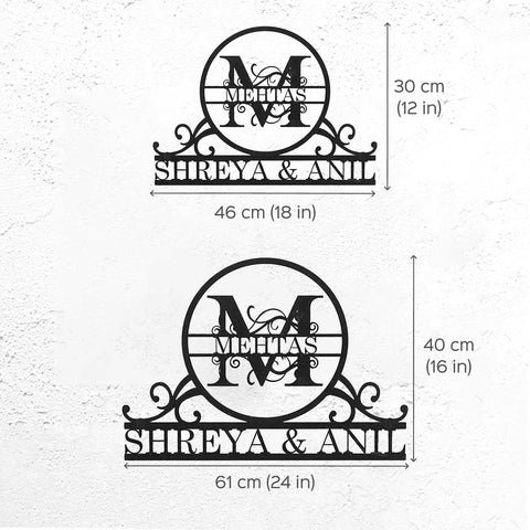 Personalized Bird Themed Weatherproof Name Plate with House Number