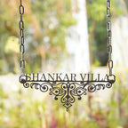 Personalized Ornate Weatherproof Name Plate for Villa - Harshita Craft