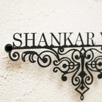 Personalized Ornate Weatherproof Name Plate for Villa - Harshita Craft
