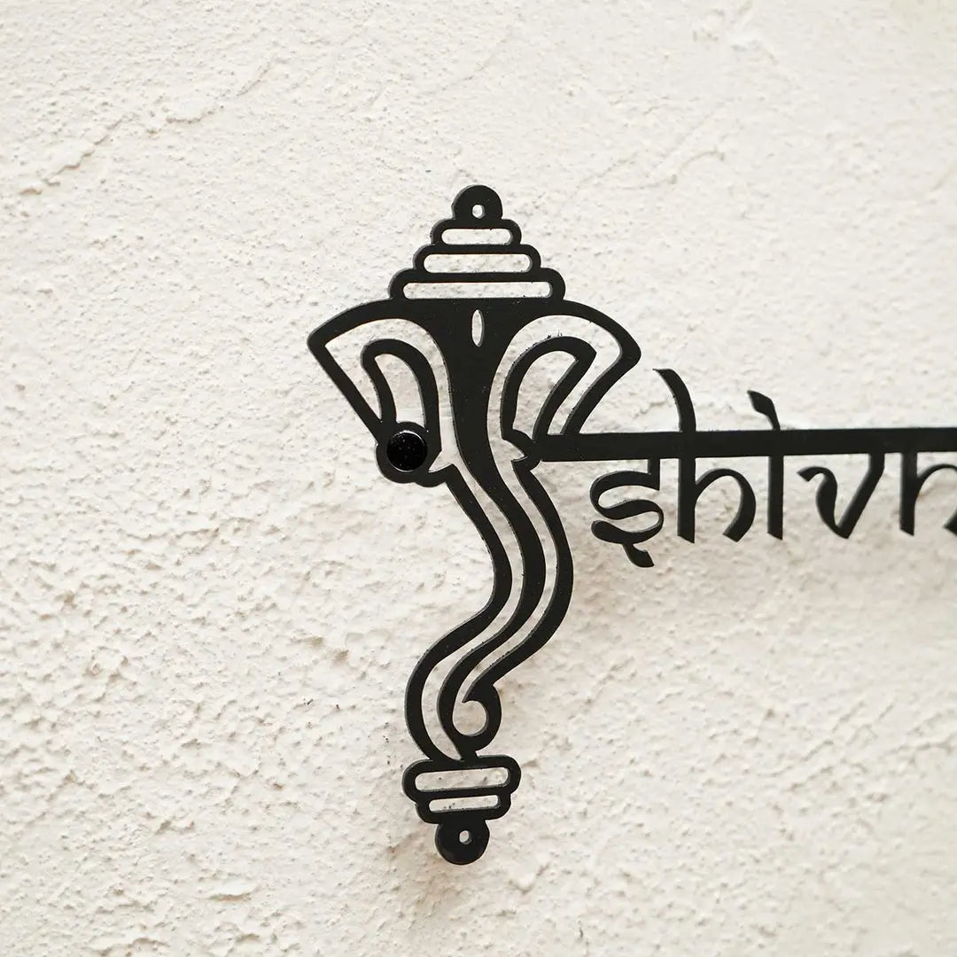 Personalized Ganesha Weatherproof Name Plate with House Number - Harshita Craft