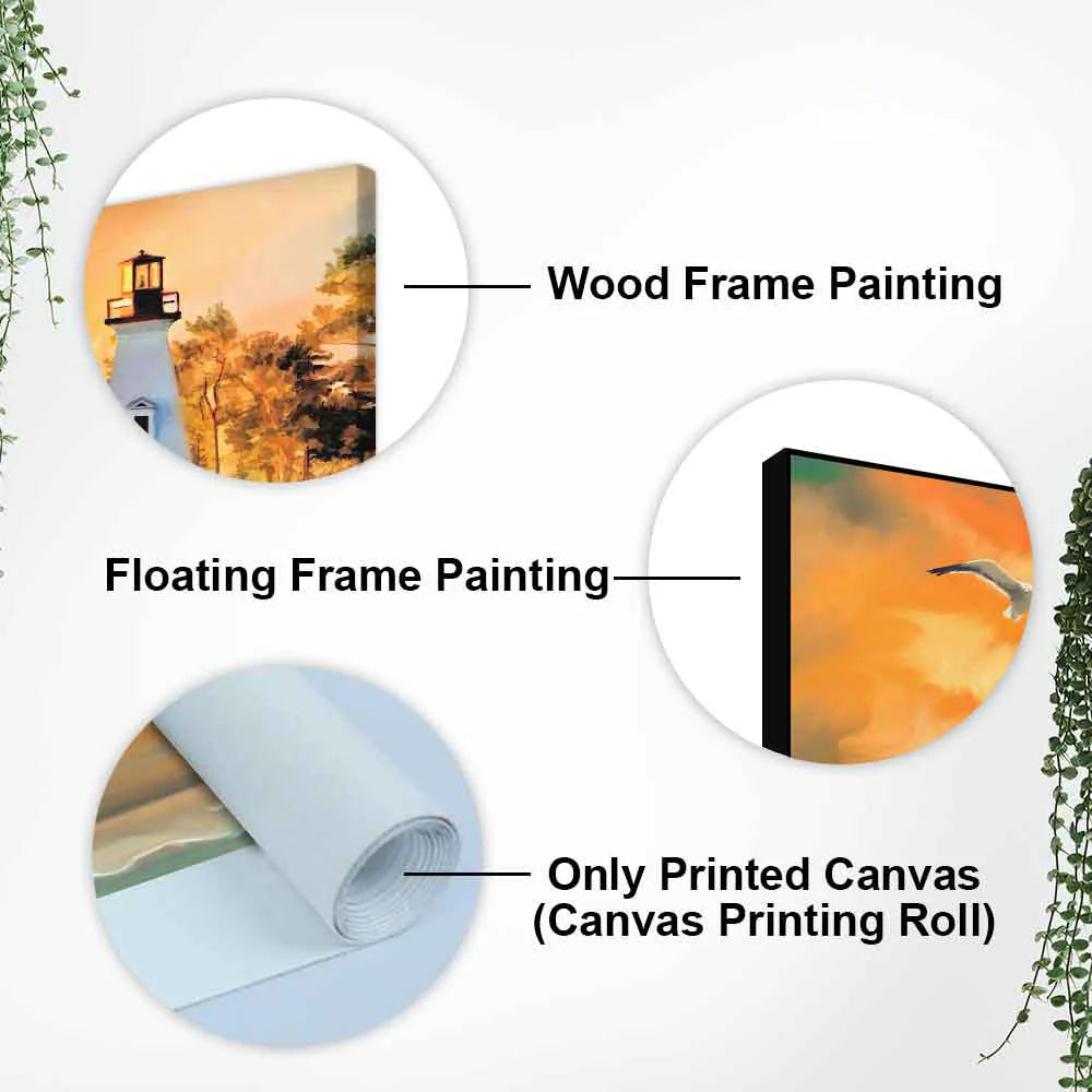 Light House Canvas Wall Painting Decor Mantra