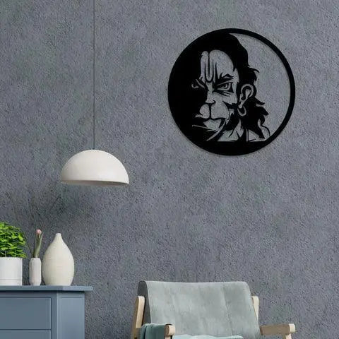 Lord Hanuman Metal Wall Art - Decor Mantra 