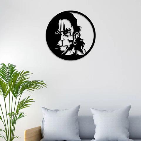 Lord Hanuman Metal Wall Art - Decor Mantra 