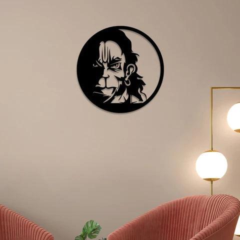 Lord Hanuman Metal Wall Art - Decor Mantra 