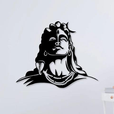 Lord Shiva Metal Wall Art - Decor Mantra 