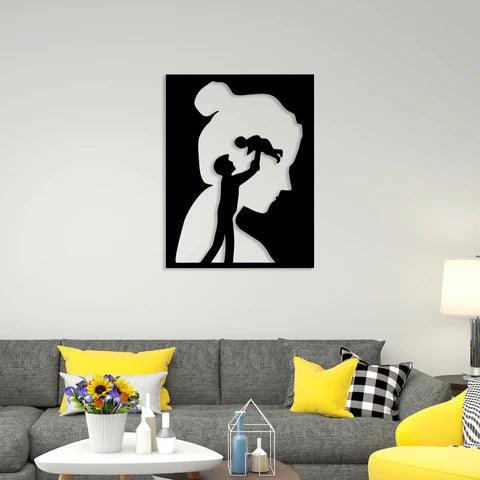 Loving Mother Metal Wall Art - Decor Mantra 