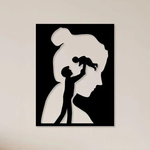 Loving Mother Metal Wall Art - Decor Mantra 