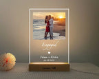 Engagement Gifts for Couple | Personalized Engaged Gifts for Couple | Engagement Frame | Custom Gift | Anniversary Birthday Wedding Gifts - Harshita Craft
