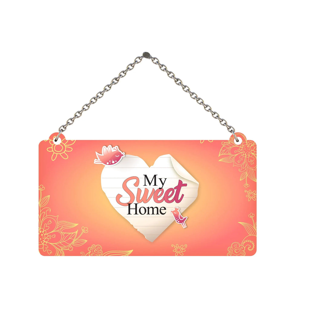 My Sweet Home Wooden Wall Hanger for Home|Office|Living Room|Gift - Harshita Craft