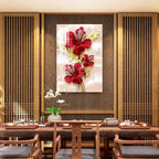 Floral Ganpati Acrylic Wall Art DECORMANTRA