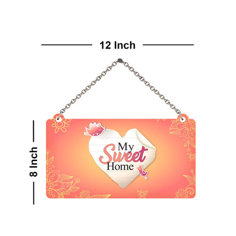My Sweet Home Wooden Wall Hanger for Home|Office|Living Room|Gift