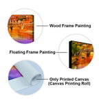 Beautiful Abstract Lake Scenery Canvas Wall Painting Decor Mantra