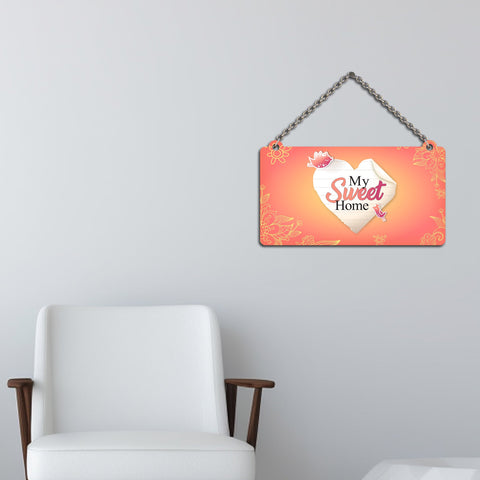 My Sweet Home Wooden Wall Hanger for Home|Office|Living Room|Gift