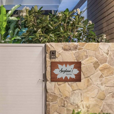 Acrylic Door Nameplate - Customizable for Homes, Offices, or Clinics